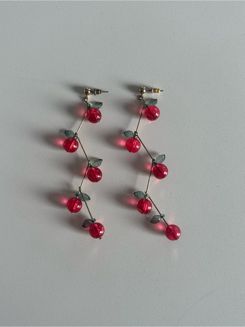 Cherry earrings 🍒